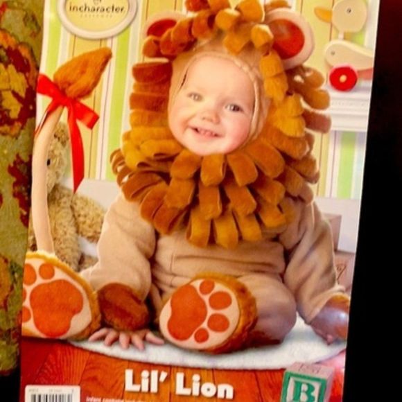 In Character Other - HALLOWEEN COSTUME - So cute!  Lil Lion - Size SMALL *